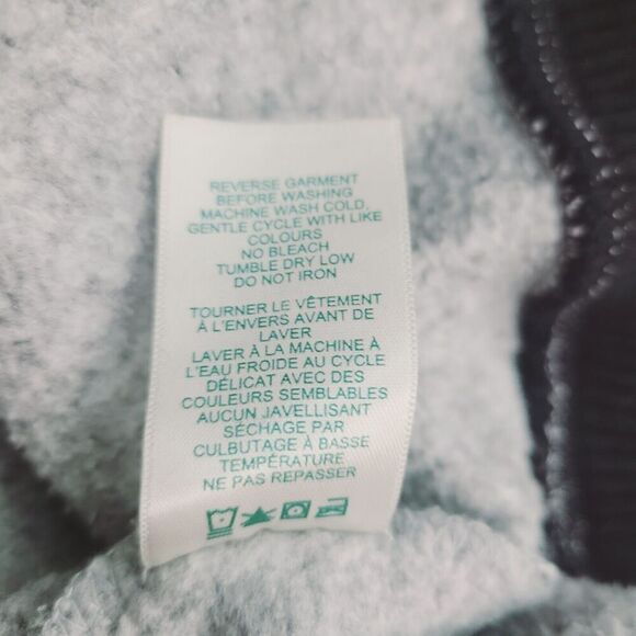 Roots Hoodie Sweatshirt‎ M Gray Athletic Goods Sweater Knit Warm Pocket Pullover - Picture 9 of 10